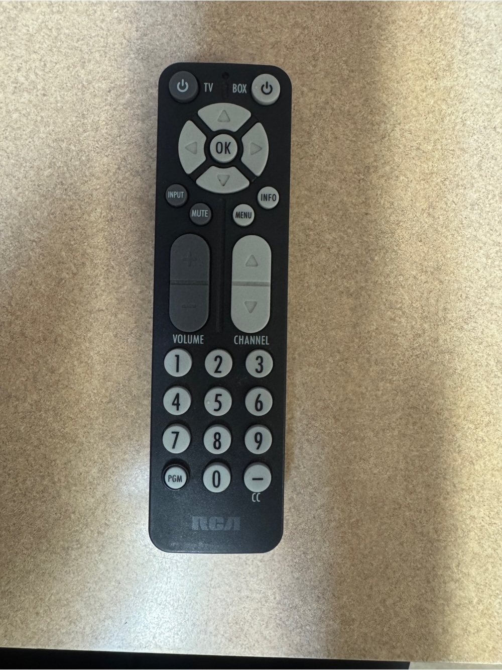 RCA XY-2300 remote control for digital TV converter box